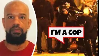 Cops Give Protester a Beatdown, Plot Twist: He’s Actually An Undercover Cop.