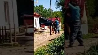 Прикол. Размотка Стеклопластиковой арматуры 10 мм