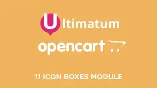 11 Ultimatum OpenCart Theme - Icon Boxes Module