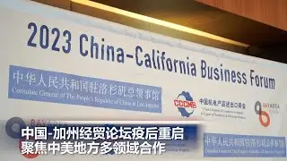 中国-加州经贸论坛疫后重启，聚焦中美地方多领域合作