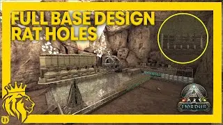 TOP 3 Rat Holes W/ FULL Base Designs on FJORDUR! | ARK: Survival Evolved