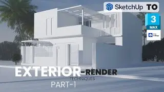 Sketchup to 3ds max vray rendering 