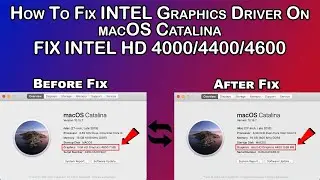 How To Fix Intel Graphics Driver in macOS Hackintosh | How To Install Graphics Driver In macOS