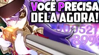 BUFF ABSURDO Para F2P! CHEVREUSE Superou KAZUHA! DUPLIQUE Seu Dano SIMPLES! Build GENSHIN IMPACT