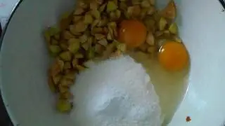 Быстрый пирог с яблоками.