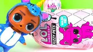 СКРИББЛ и его ВОЛОСАТЫЕ ПИТОМЦЫ Fuzzy Pets MAKEOVER SERIES  - НОВИНКА ЛОЛ
