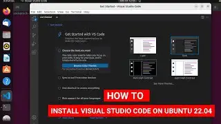 How to install Visual Studio Code on Ubuntu 22.04 LTS