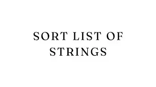 {Java}{Program} Sort List of Strings Based on length