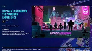 CAPTAIN LASERHAWK - ALL Quests 29/29 Walkthrough Gameplay The Sandbox Alpha Season 4