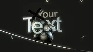 Cinema 4D Text animation FREE intro template c4d physics animation