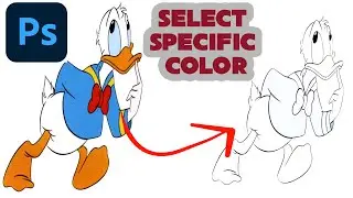 Select specific color by using color range option in adobe photoshop