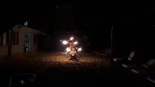 Mana island fire show(4)