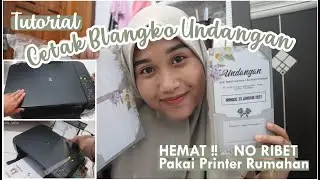 CARA MENCETAK BLANGKO UNDANGAN DARI NOL PALING GAMPANG || Indra Lukita