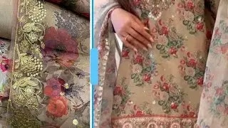 new trendy floral prints emb #suits  #pakistan #fashion  #design  nashfashion #worldwide  #shipping