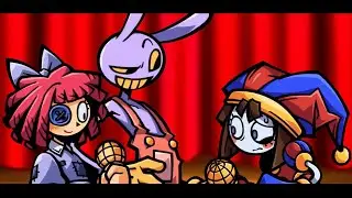 Roasted But Ragatha Jax And Pomni Sing It (FNF The Amazing Digital Circus) - [UTAU Cover]