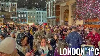 London Christmas 2021 |Covent Garden West End | London Christmas Market - London Winter Walk[4K HDR]