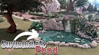 Swimmable Pond with Fishes |Tutorial| NoCC