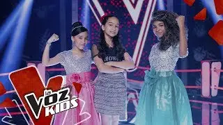 Sarah Lucía, Jaziel and Isabella sing in the Super Battles | The Voice Kids Colombia 2019