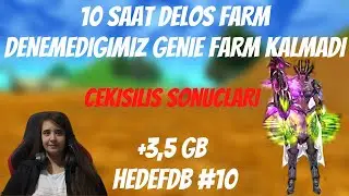 10 SAAT DELOS FARM / DENEMEDİĞİMİZ GENİE FARM KALMADI / HedefDB #10 / KNİGHT ONLİNE