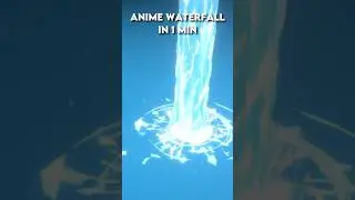Anime Water Splash in 1min! #vfx #gamedev #anime