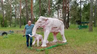 Покинутый детский лагерь. Будто дети ушли ненадолго и скоро снова сюда вернутся
