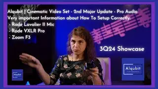 Alqubit | Cinematic Video Set - 2nd Major Update - Pro Audio with Zoom F3 - Showcase - 10x