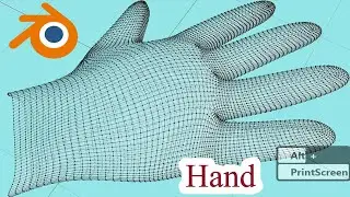 Blender Tutorial : Hand modeling in Blender _ blender tutorial