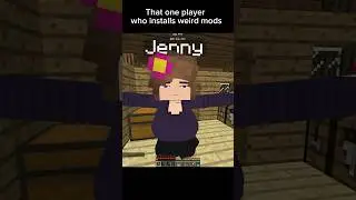 Minecraft Jenny’s Mod 😳 #shorts #minecraft