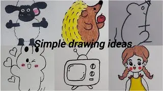 Simple and easy drawing ideas 🎨 💡 for beginners draw step by step