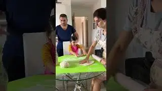 Готовим с дочкой вареники на ужин . Вареники из заварного теста, рецепт есть на страничке 😉