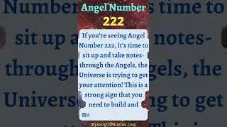 222 Angel Number Meaning 