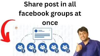 Share post in all facebook groups at once || Facebook Group best trick