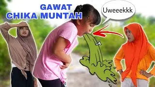 GAWAT CHIKA MUNTAH SAKIT PERUT | CHIKAKU CHANNEL