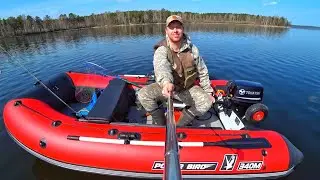 Замер скорости: Лодка POLAR BIRD 340M НДНД и мотор TOHATSU 9.8!!!