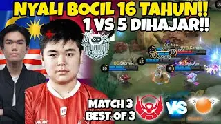 BUSET BOCIL 16 TAHUN MAINNYA BEGINI?? Ini orang ajaib Bgt sih 1 vs 5 Di Gas sama dia!! Match 3
