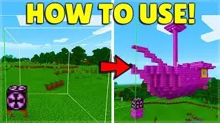 HOW TO USE STRUCTURE BLOCKS IN MINECRAFT POCKET EDITION/BEDROCK (Simple Guide!)