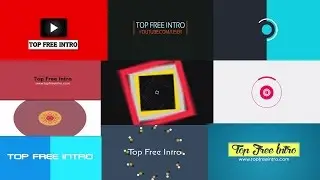 Top 10 Free 2D Intro Templates No Plugins After Effects CS6 CC Download