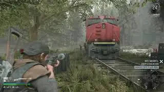 Days Gone Блокпост Неро Хорс-Лейк. Прикольный замес с толпой.
