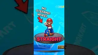 I Tried to Play Mario Kart WITHOUT Steering #mariokart #mario #nintendo #gaming