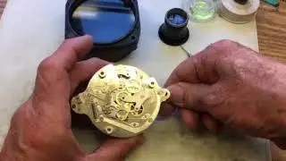 Elgin WWII aircraft clock