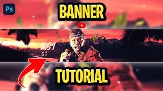 How To Make The PERFECT YOUTUBE BANNER in Photoshop!