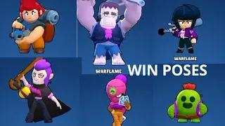 Brawl Stars All brawler win pose