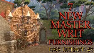 7 New Master Writ Furnishings | Rolis Hlaalu | Update 43 | ESO | 2024