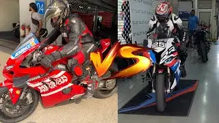 🔥Panigale V4 vs BMW S1000RR🔥 || Avikal Gupta || Buddh International Circuit