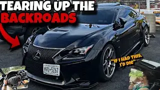 TEARING Up The BACKROADS In My FBO 5XX HP+ Lexus RCF | Ride Along POV