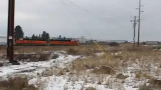 BNSF Switching behind Trentwood Industrial Park 1/22/24