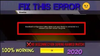 Download Configuration Failed, Restart The Game error fixed• Call Of Duty Mobile