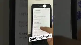 how can i find the MAC address of my phone 