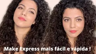 TUTORIAL DE MAQUIAGEM EXPRESS PARA O DIA ! Passo a passo de uma maquiagem simples e rápida.