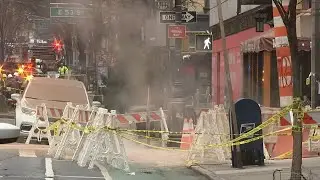 Experts testing air quality across several blocks after steam leak